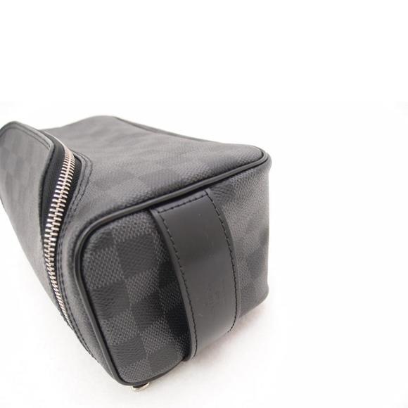 Louis Vuitton Canvas Clutch Graphite Toiletry Damier Pouch - Picture 4 of 6